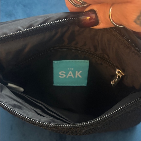 The SAK Elegant Black Knit Crossbody Bag - Picture 6 of 8